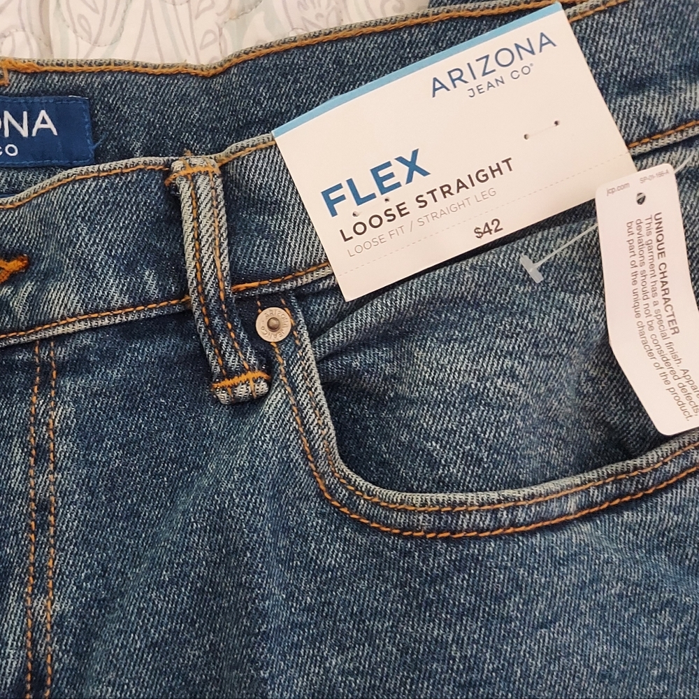 NWT Men's Arizona Flex Jeans Blue - Picture 5 of 7